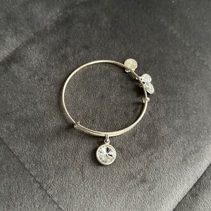Alex and Ani April birthstone charm bracelet. Clear crystal. Great condition.